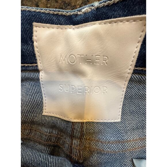 MOTHER Lil Ditcher Roller Sneak Wide Leg Jeans - Petite 25 (new) - Picture 7 of 10